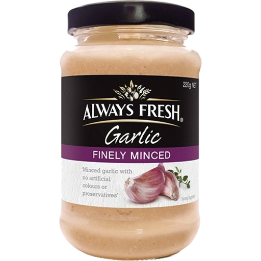 Always Fresh Minced Garlic 220g