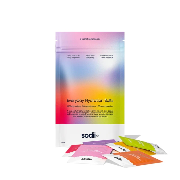 Sodii Everyday Hydration Salts Mixed 6 Pack 