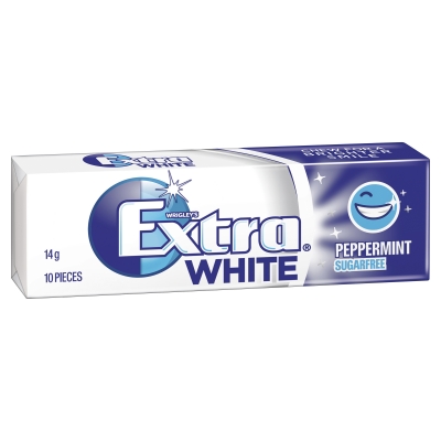 Wrigley's Extra Chewing Gum White Sugar Free 14g