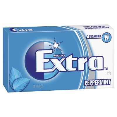 Wrigley's Chewing Gum Extra Peppermint 14 Pieces Envelope 27g