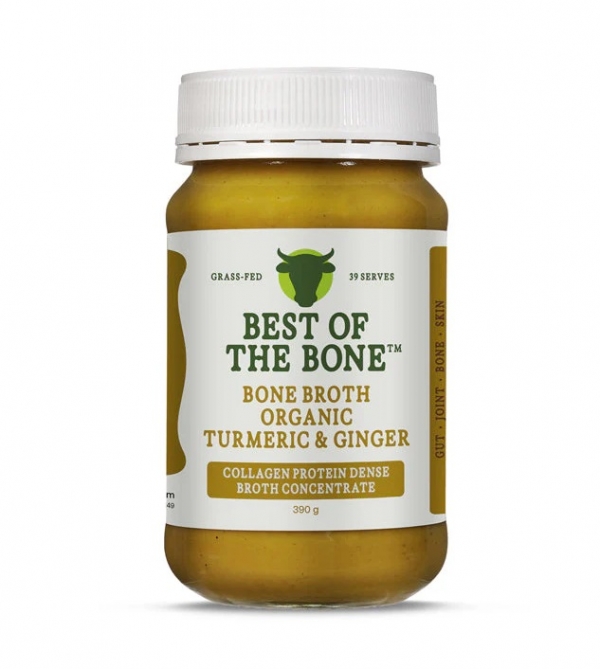 Best Of The Bone Bone Broth Turmeric & Ginger 390g