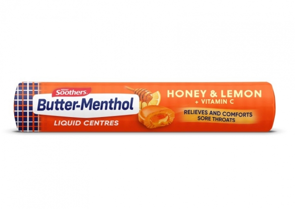 Butter Menthol Liquid Centres Honey & Lemon 10 Pack