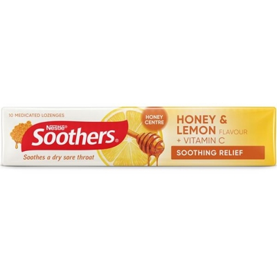 Soothers Honey & Lemon 10 Pack 43g