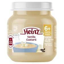 Heinz Vanilla Custard 6+ Months 110g