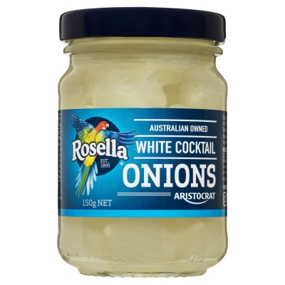 Rosella Aristocrat Cocktail Onions White 150g