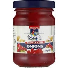 Rosella Red Cocktail Onions 150g