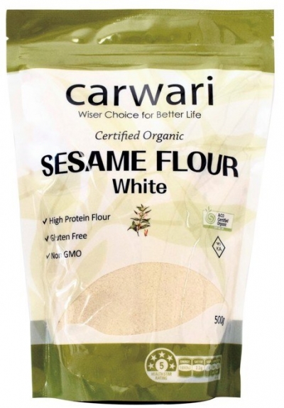 Carwari Organic White Sesame Flour 500g