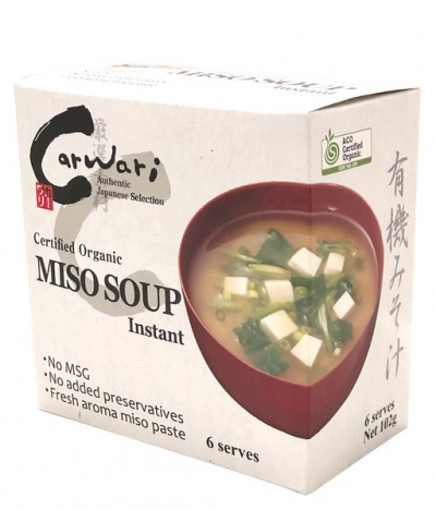 Carwari Instant Miso 6 Pack 102g