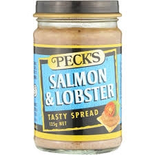 Pecks Fish Spread Salmon & Lobster 125g