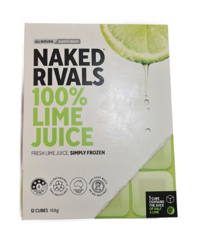 Naked Rivals 100% Lime Juice Ice Cubes 240g