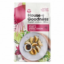 House Of Goodness Dumplings Pork & Spring Onion 285g