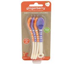 Gingerberry First Feeding Spoons 4 Piece