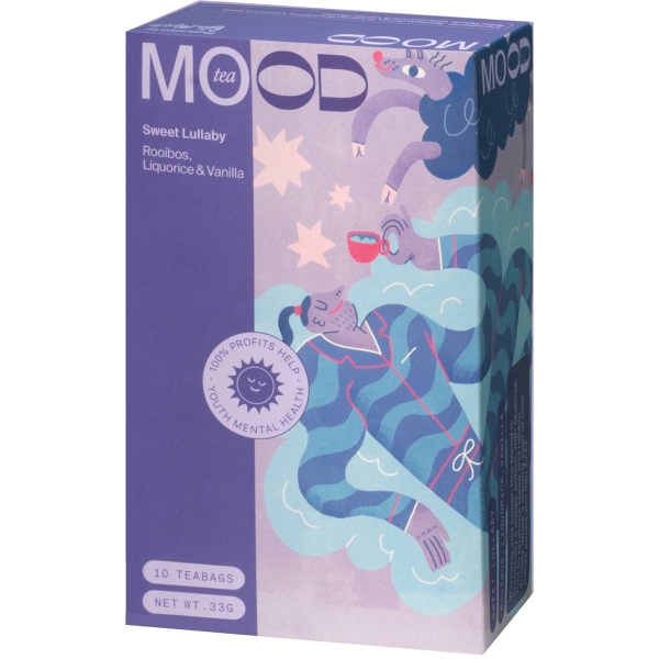 Mood Tea Bags Rooibos Licorice & Vanilla 10 Pack 33g