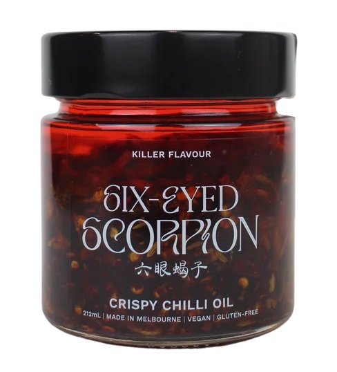 Six Eyed Scorpian Crispy Chilli Oil Original 212ml