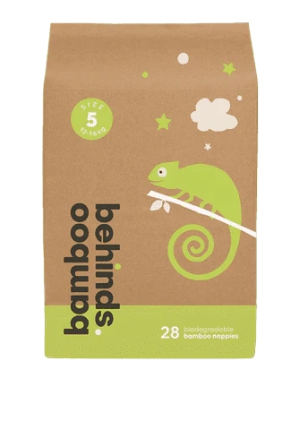 Bamboo Behinds Bio Bamboo Nappies Size 5 28 Pack