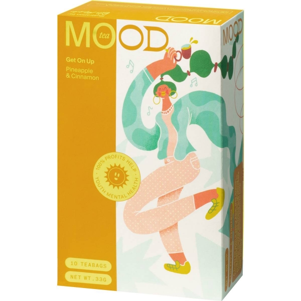 Mood Tea Bags Pineapple & Cinnamon 10 Pack 33g