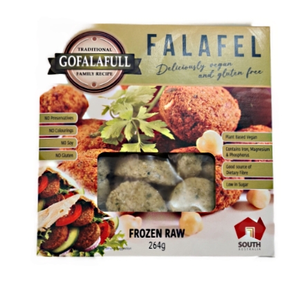 GoFalafull Frozen Falafel Raw Gluten Free 264g