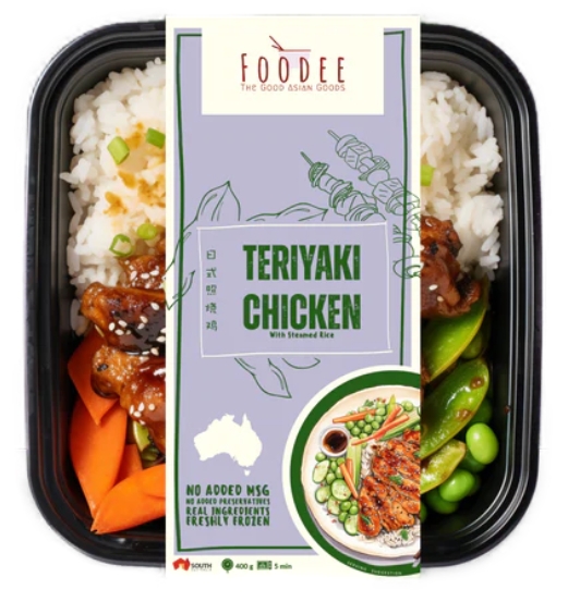 Foodee Frozen Teriyaki Chicken & Rice 400g