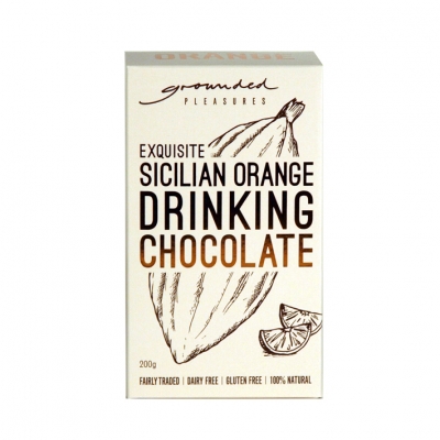 Grounded Pleasures Orange Infused African Red Drinking Chocolate 200g