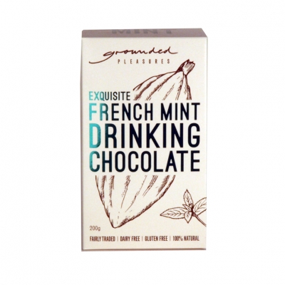 Grounded Pleasure French Mint Drinking Chocolate 200g