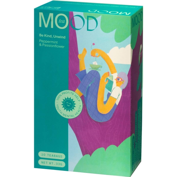 Mood Tea Bags Peppermint & Passionflower 10 Pack