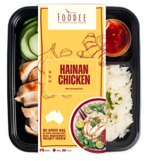 Foodee Frozen Hainan Chicken & Rice 400g