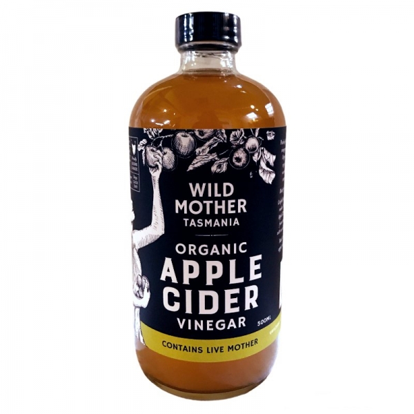 Wild Mother Tasmanian Organic Apple Cider Vinegar 500ml