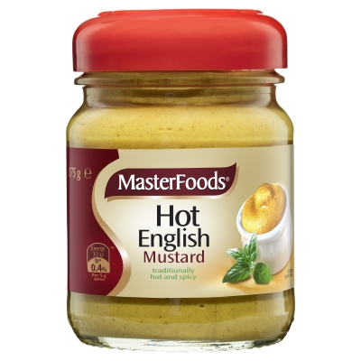 MasterFoods Hot English Mustard 175g