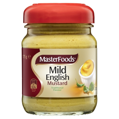 MasterFoods Mild English Mustard 175g