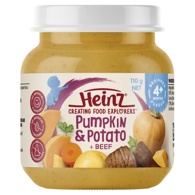 Heinz Pumpkin Potato & Beef 4+ Months 110g