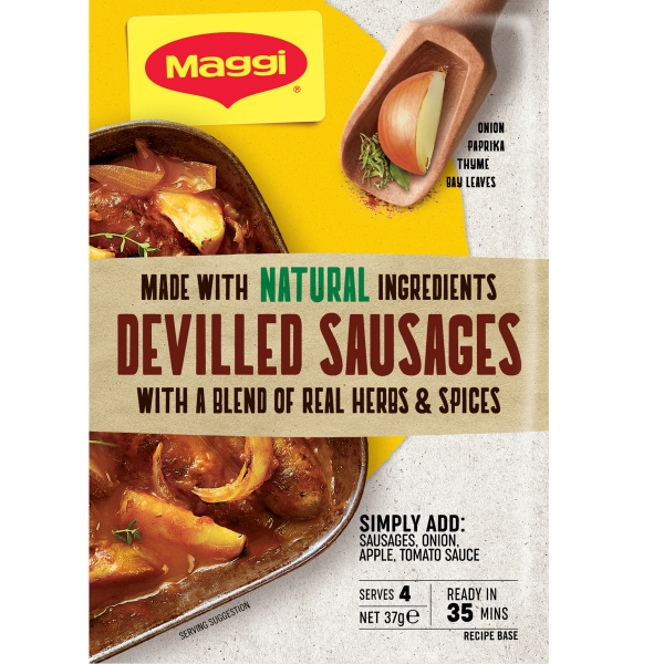 Maggi Recipe Base Devilled Sausages 37g