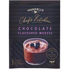 Hansells Mousse Mix Chocolate 70g