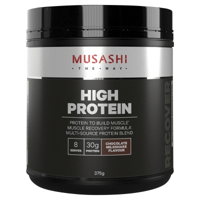 Musashi High Protein Powder Chocolate 375g