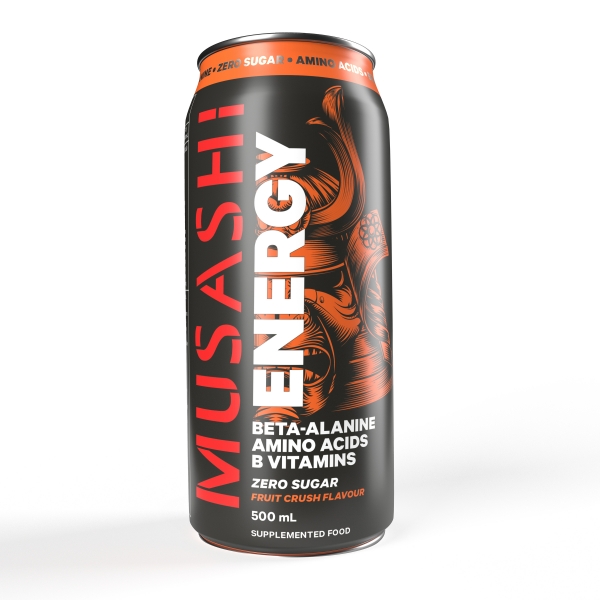 Musashi Energy Drink Fruit Crush 500mL