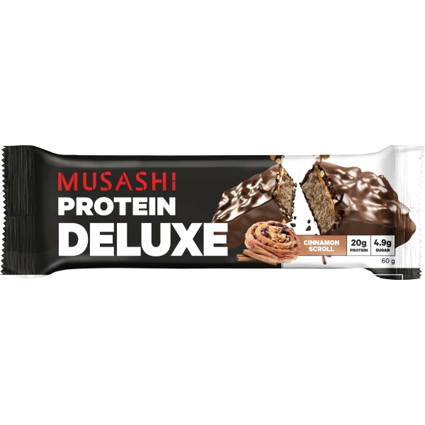 Musashi Proten Deluxe Bar Cinnamon Scroll 60g