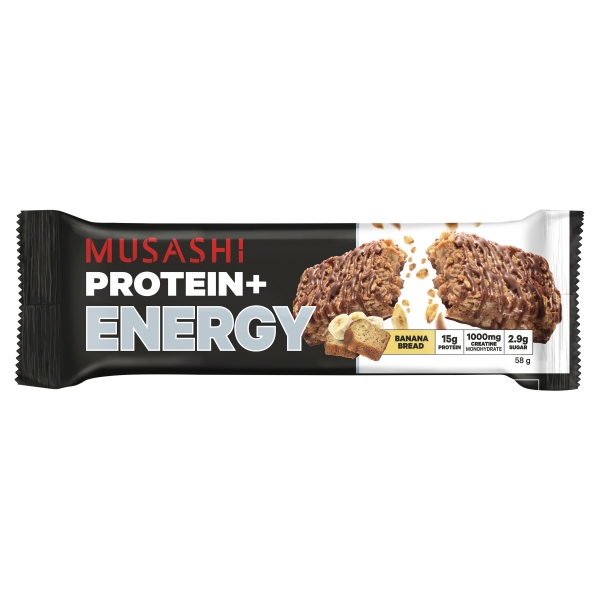 Mushashi Protein + Energy Bar Banana Bread 58g