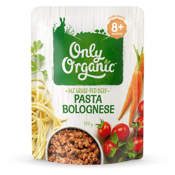 Only Organic Pasta Bolognese 8+ Months 170g