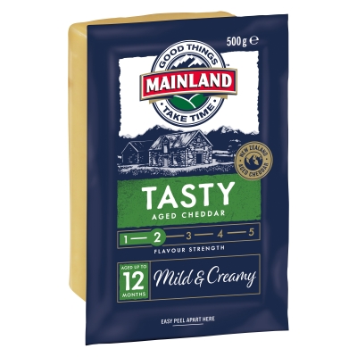 Mainland Tasty Cheddar Cheese 500g