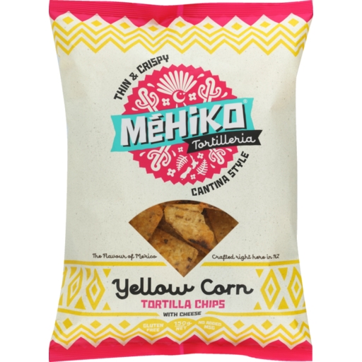 Mehiko Tortilleria Yellow Corn Chips 150g