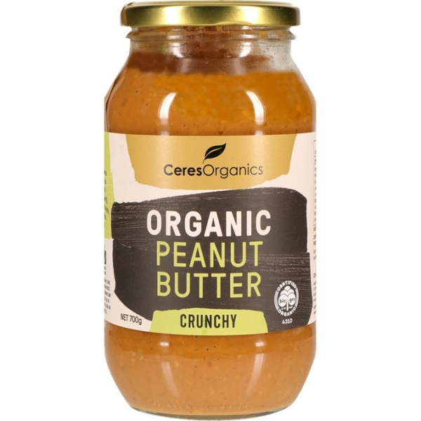 Ceres Organics Peanut Butter Crunchy 700g