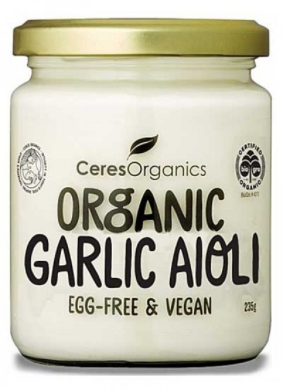 Ceres Organic Garlic Aioli (Egg Free & Vegan) 235g