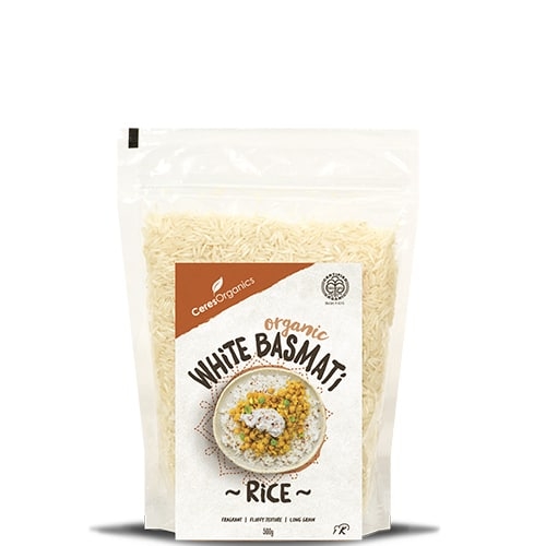 Ceres Organics White Basmati Rice 500g