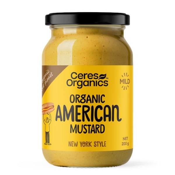 Ceres Organics American Mustard Mild 200g