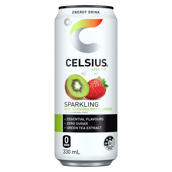 Celsius Kiwi Strawberry 330ml