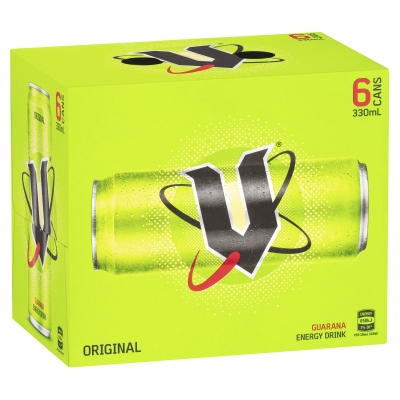 V Energy Drink Original 6 x 330ml