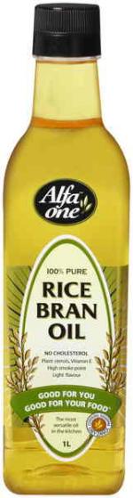 Alfa One Rice Bran Oil 1lt