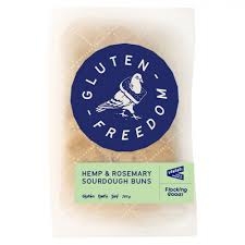 Gluten Freedom Hemp & Rosemary Sourdough Buns 265g