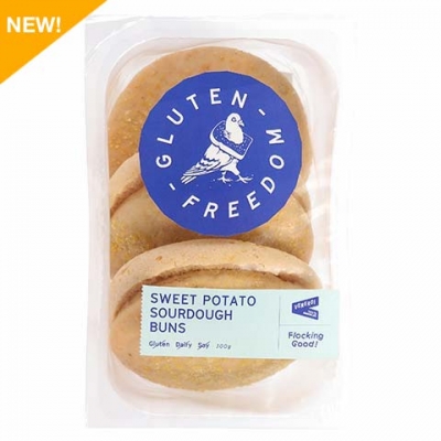 Gluten Freedom Sweet Potato Sourdough Buns Gluten Free 300g