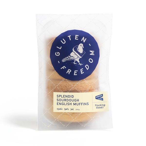 Gluten Freedom Sourdough English Muffins 280g