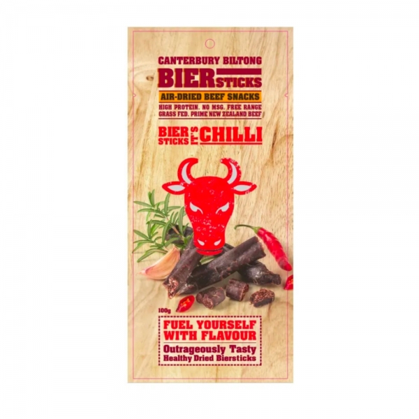 Canterbury Biersticks Chilli 100g